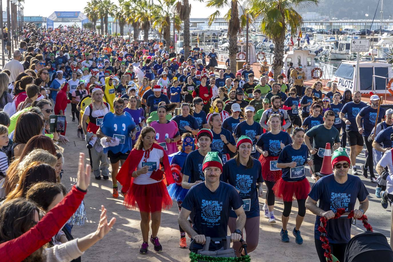 Fotos: Las imágenes de la carrera de la San Silvestre de Cartagena 2022