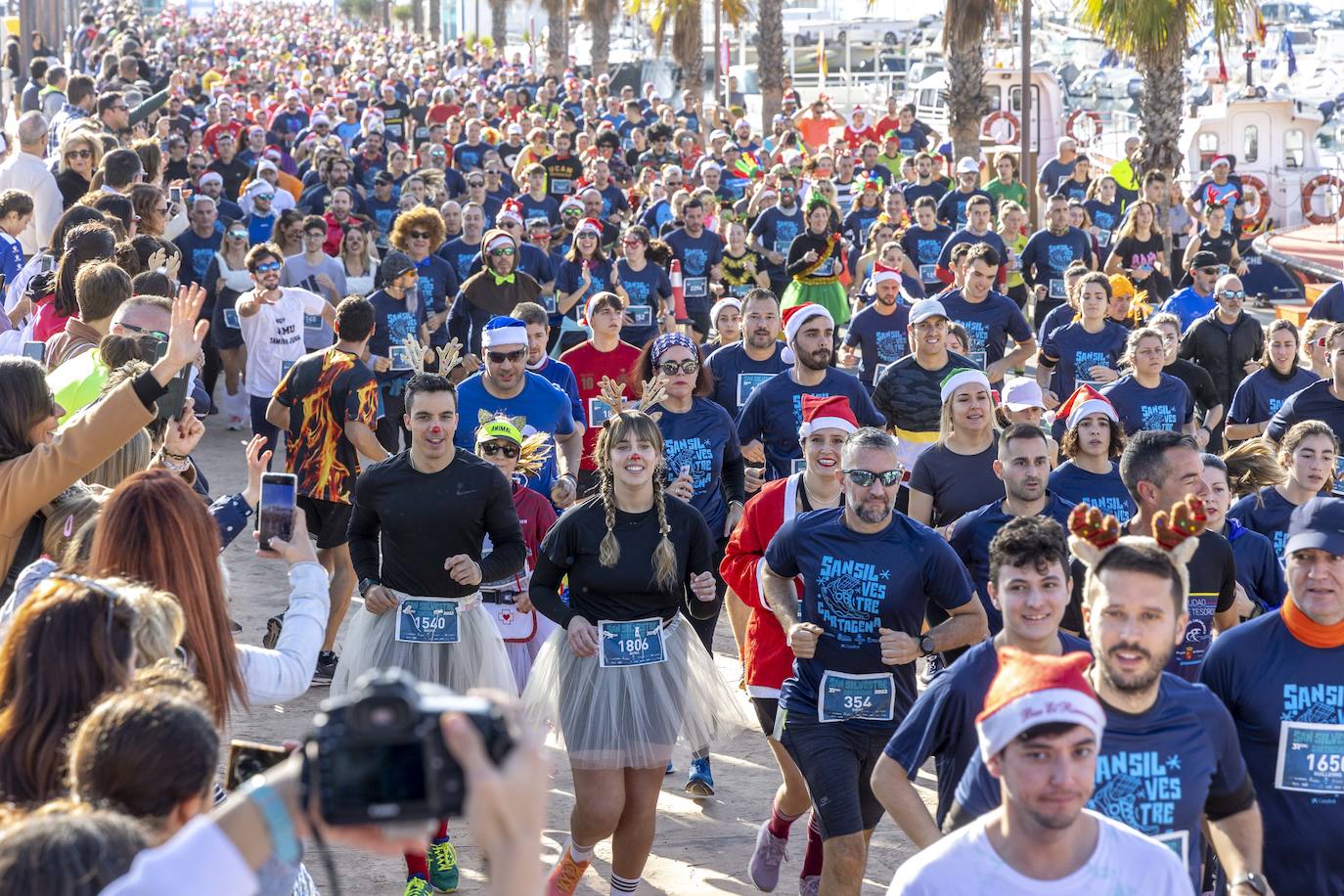 Fotos: Las imágenes de la carrera de la San Silvestre de Cartagena 2022