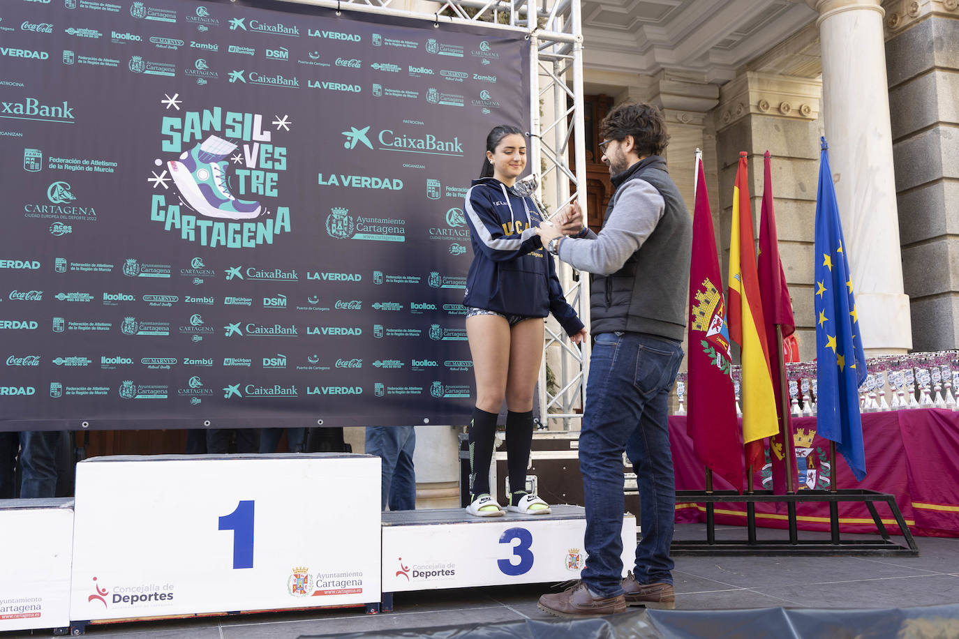 Fotos: El podio de la San Silvestre de Cartagena 2022