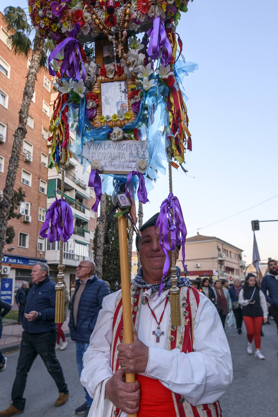 La llegada de la Morenica a la Catedral de Murcia, en imágenes