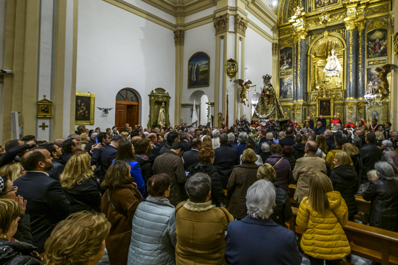 La llegada de la Morenica a la Catedral de Murcia, en imágenes