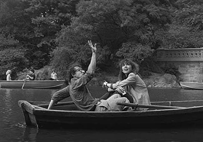 En Central Park. Para Woody Allen, Diane Keaton es «mi estrella del Norte».