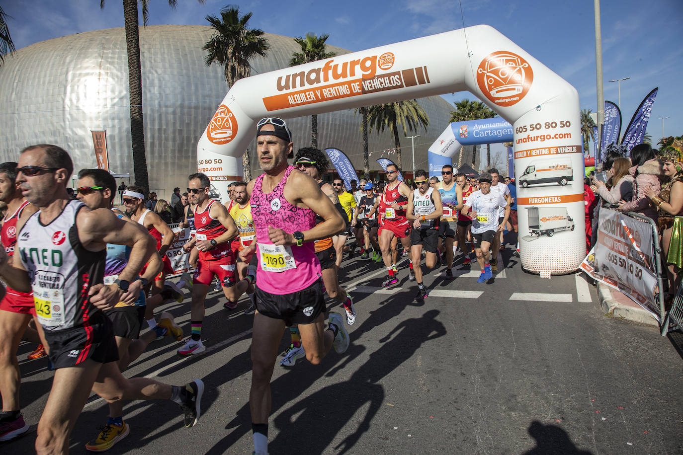 La Media Maratón de Cartagena, en imágenes