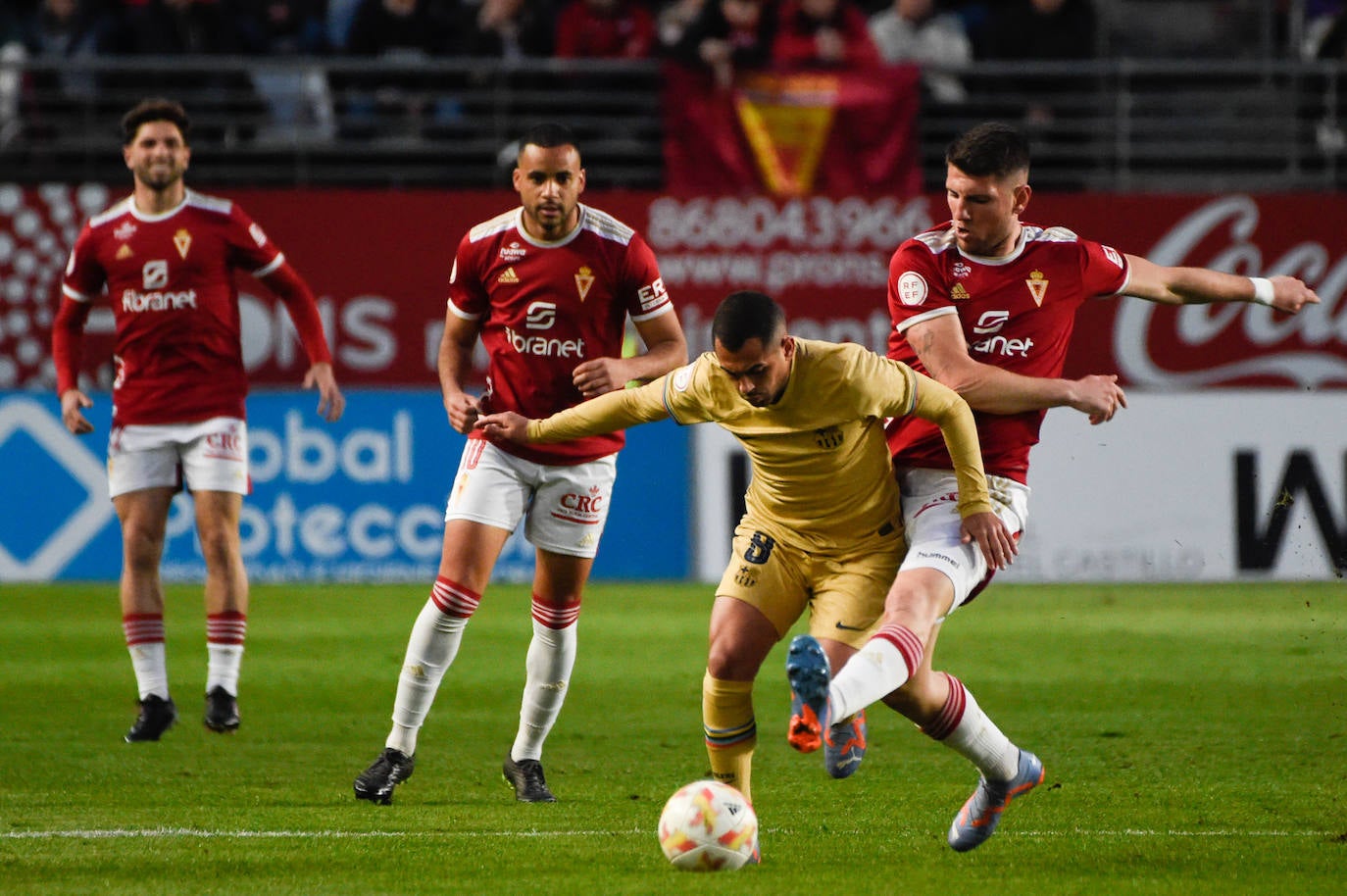 Las imágenes del Real Murcia-Barça B (1-1)
