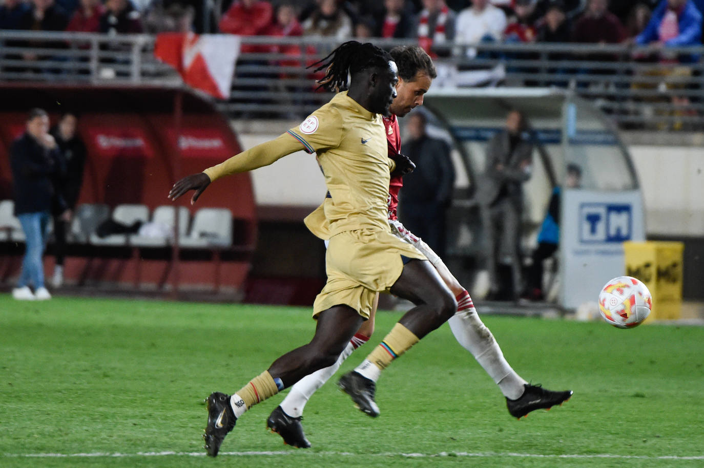 Las imágenes del Real Murcia-Barça B (1-1)