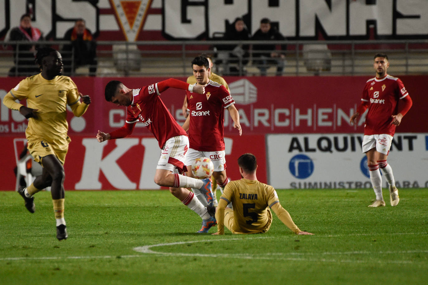 Las imágenes del Real Murcia-Barça B (1-1)