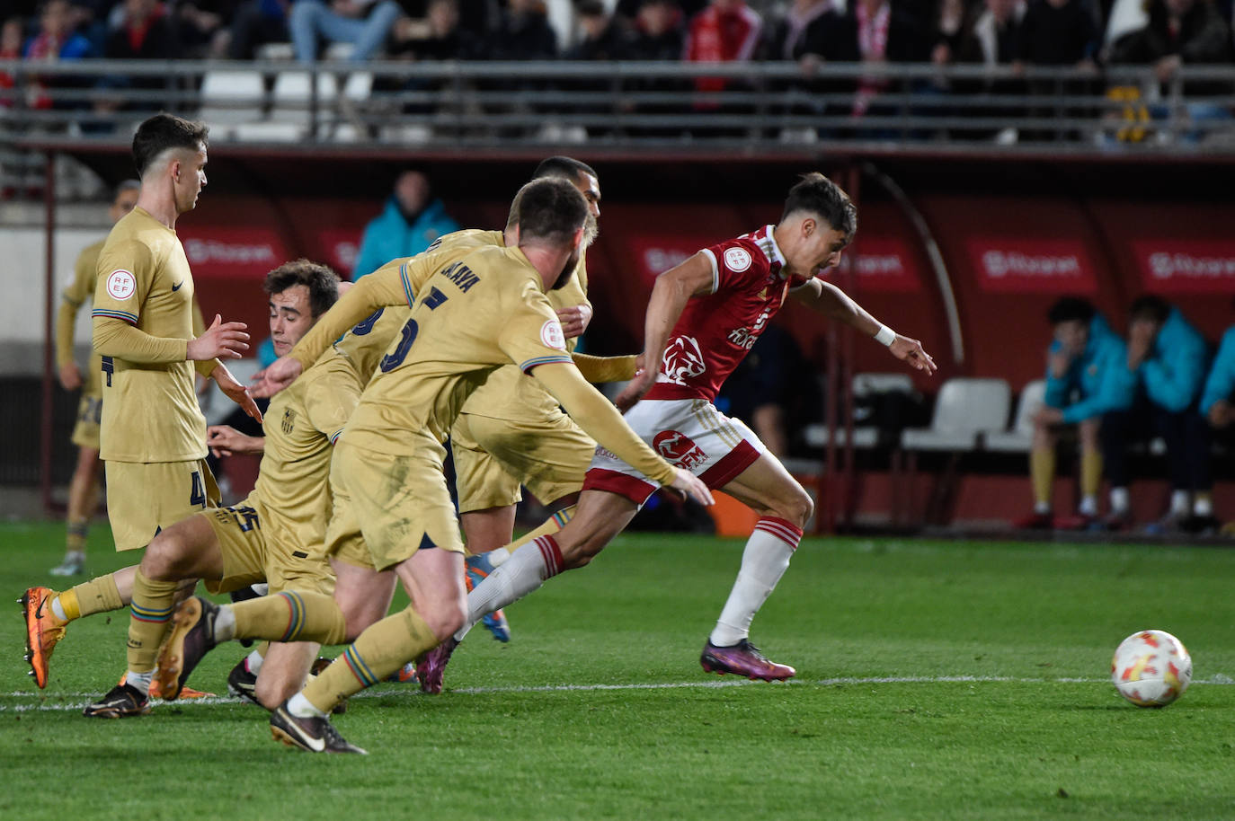 Las imágenes del Real Murcia-Barça B (1-1)