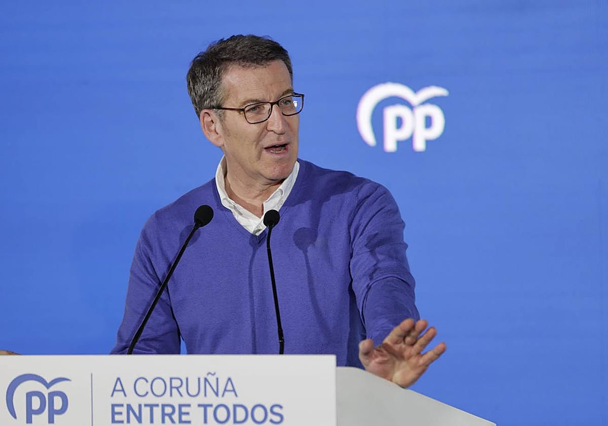 Alberto Núñez Feijóo, en una imagen de archivo.