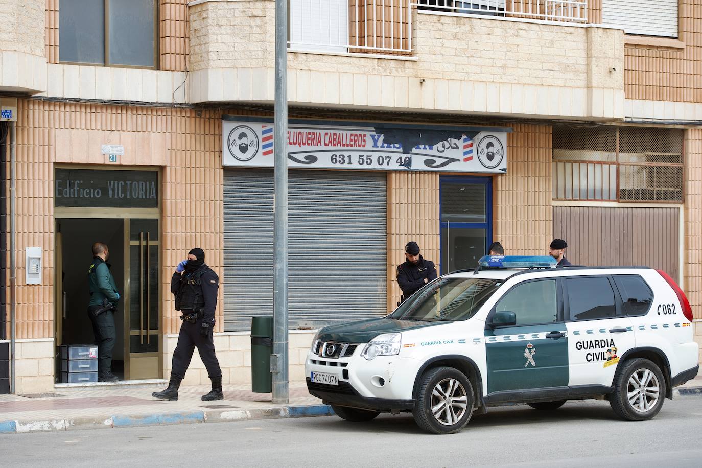 La macrorredada de Torre Pacheco para dar con la &#039;banda de las gasolineras&#039;, en imágenes