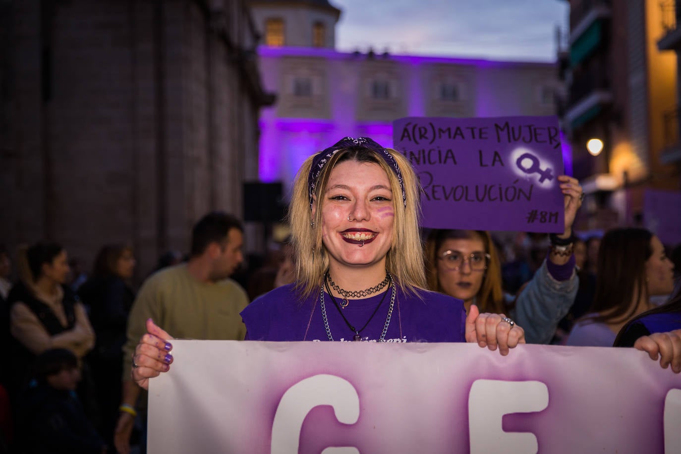 La manifestación del 8M de Orihuela, en imágenes