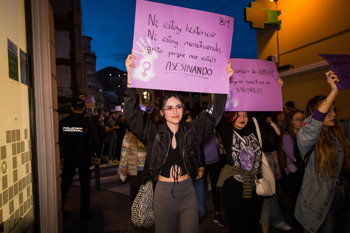 La manifestación del 8M de Orihuela, en imágenes