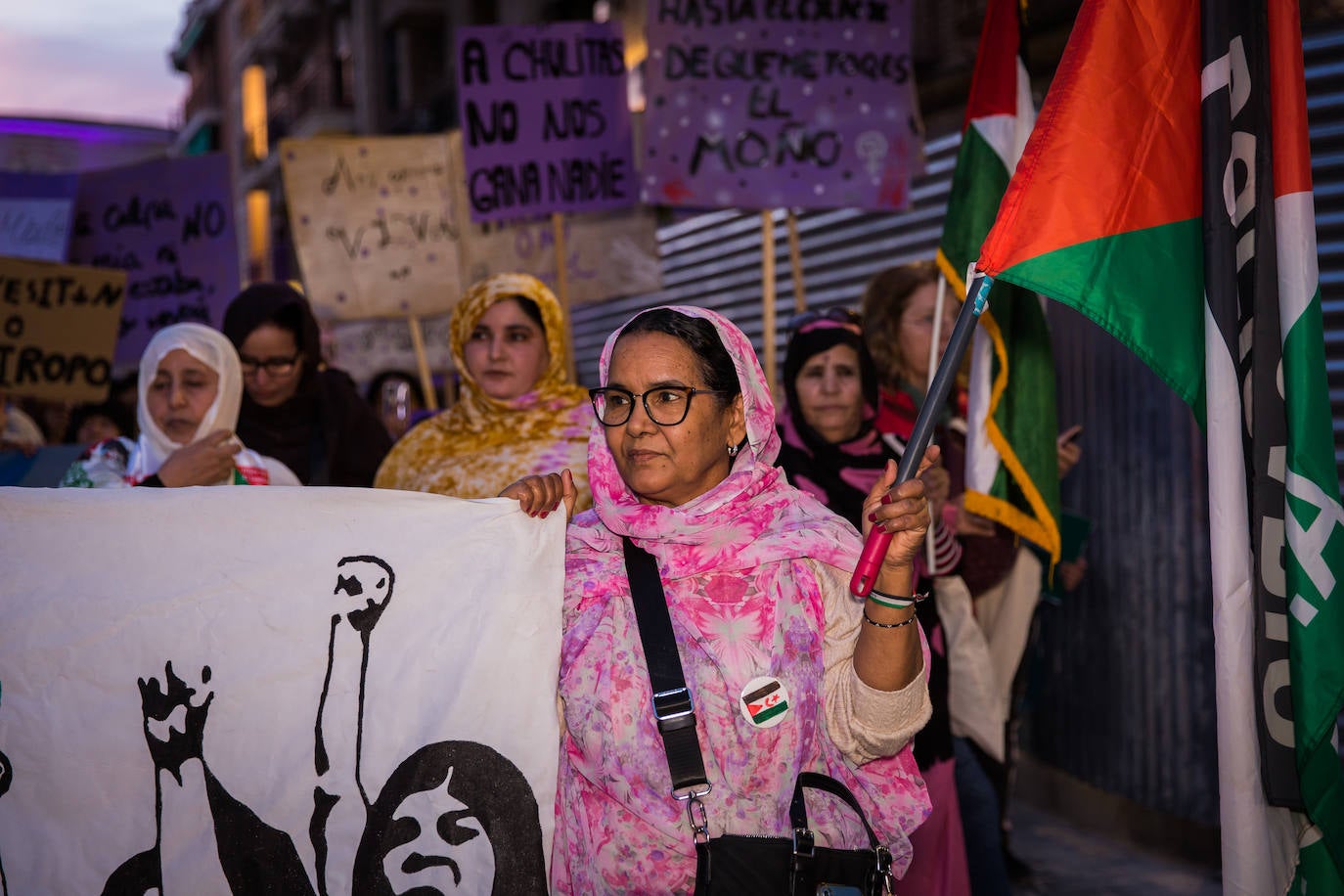 La manifestación del 8M de Orihuela, en imágenes