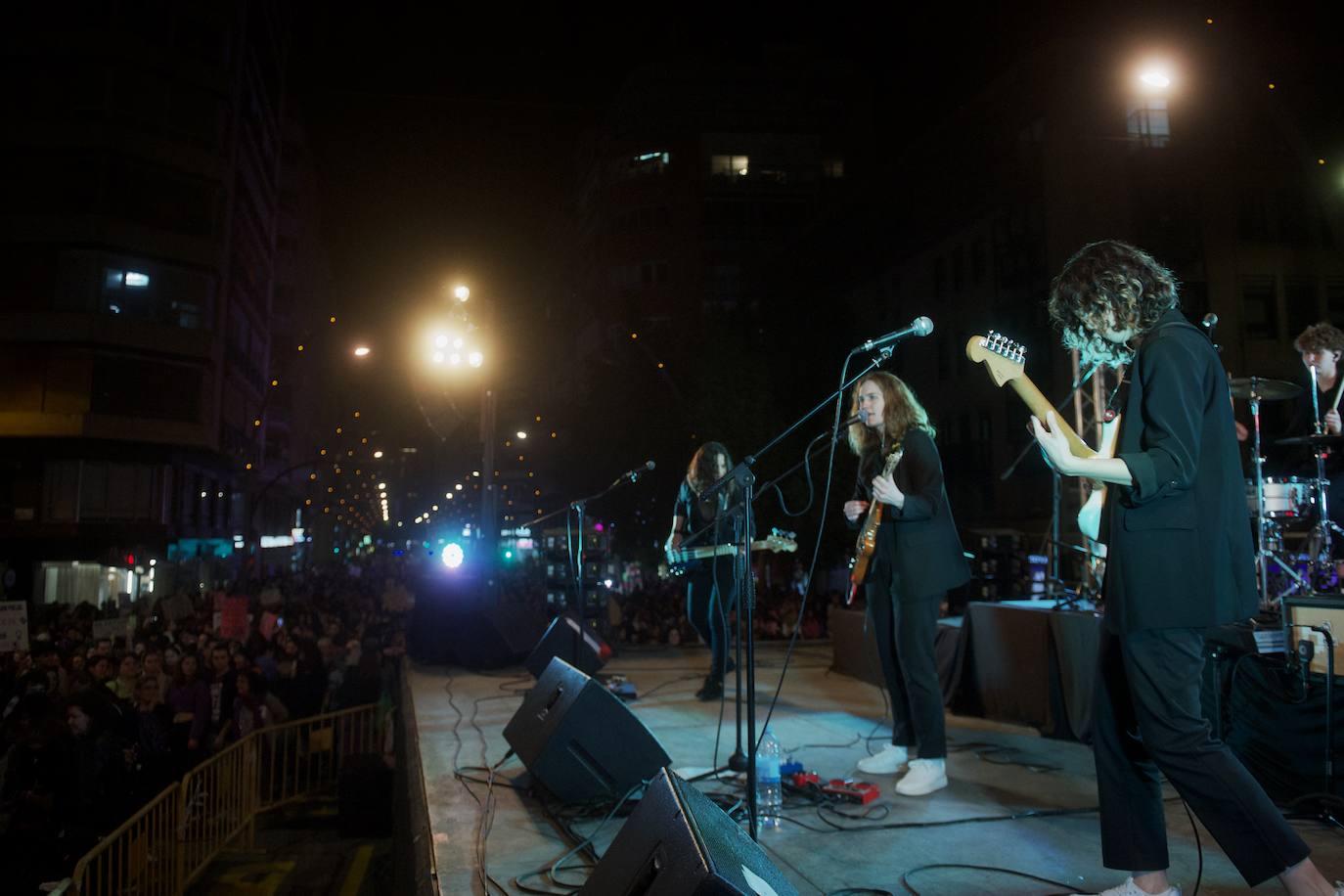 La manifestación del Día de la Mujer en Murcia, en imágenes