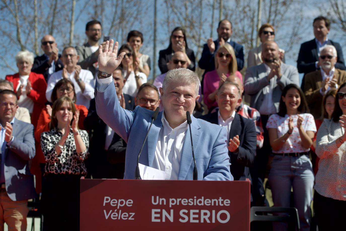 Galería: Pilar Alegría apoya la candidatura de Vélez en Calasparra