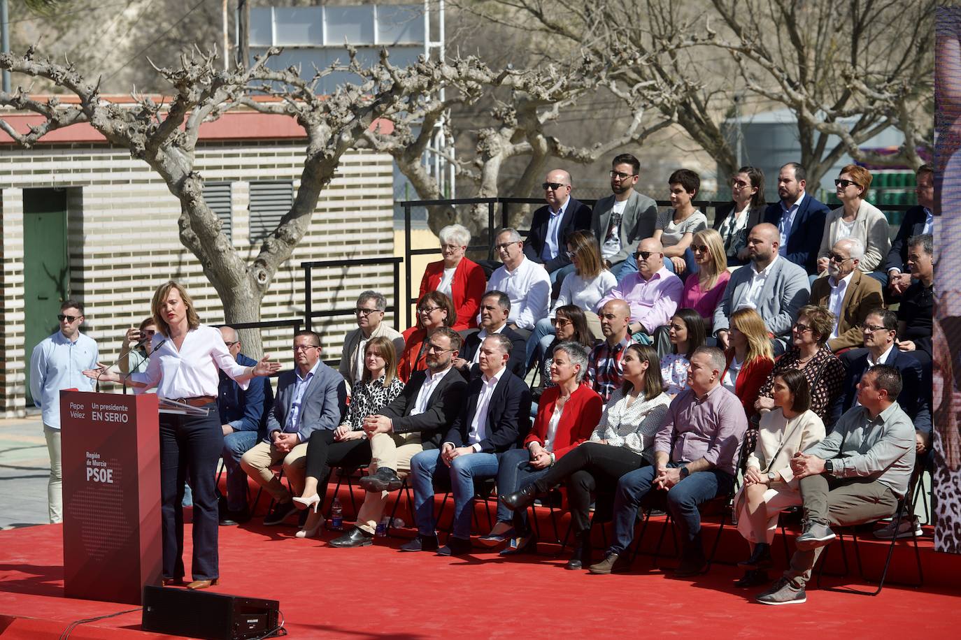 Galería: Pilar Alegría apoya la candidatura de Vélez en Calasparra