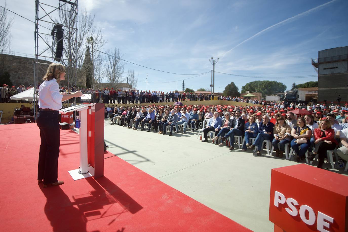 Galería: Pilar Alegría apoya la candidatura de Vélez en Calasparra