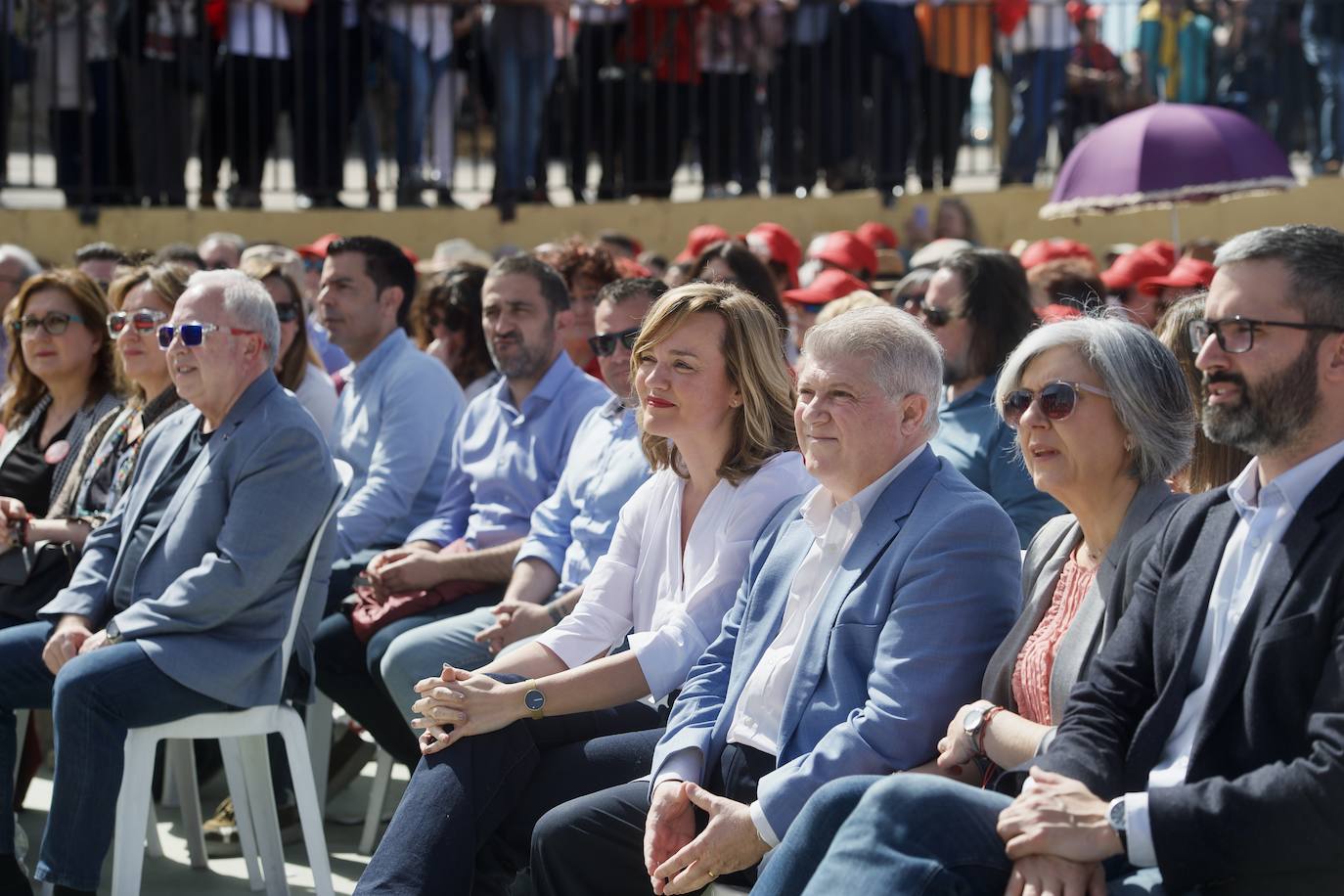 Galería: Pilar Alegría apoya la candidatura de Vélez en Calasparra