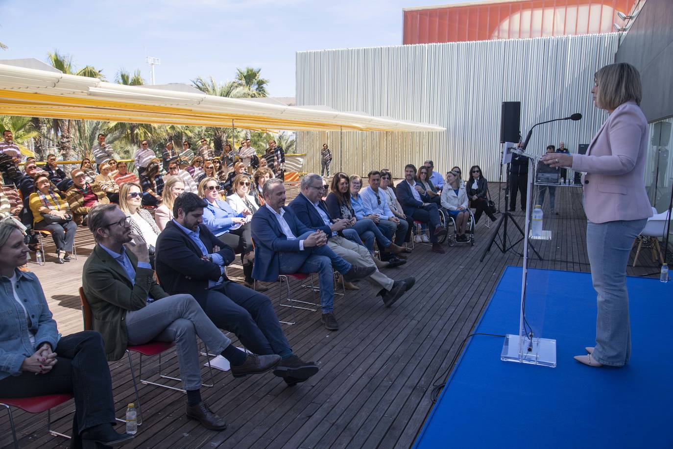 El acto del PP en Cartagena, en imágenes