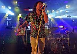 Ross Jennings, cantante de Haken, durante su concierto en Murcia.