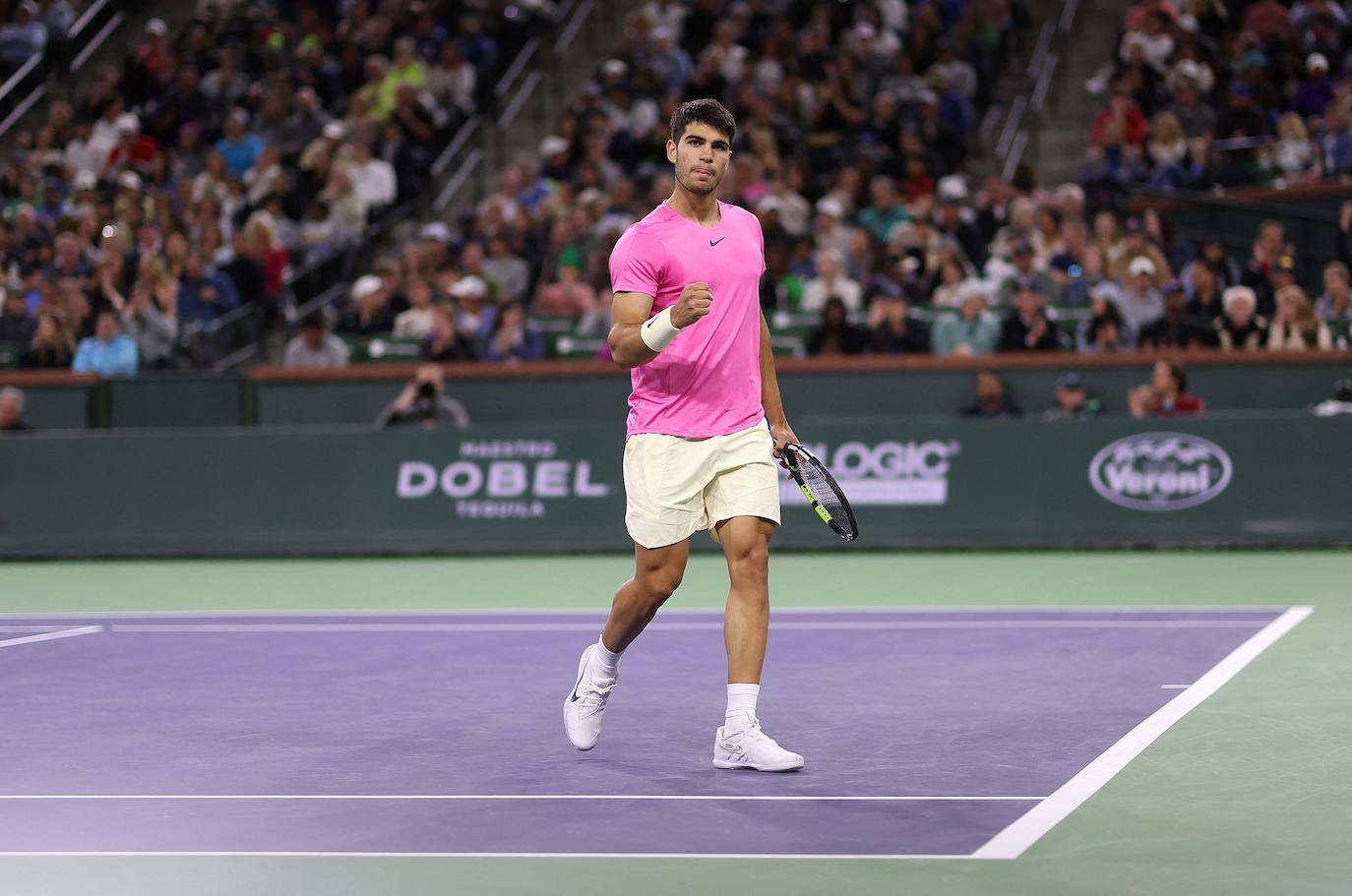 La victoria de Carlos Alcaraz en Indian Wells, en imágenes