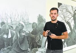El fotógrafo Samuel Aranda, en una anterior visita a Murcia para presentar la exposición 'Nómadas'.