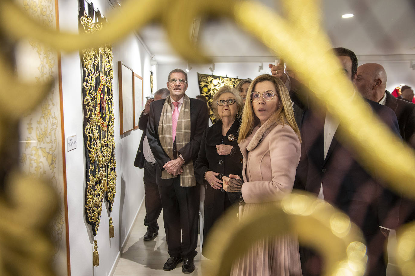 Exposición de bordados de Antoñita Sánchez en Cartagena