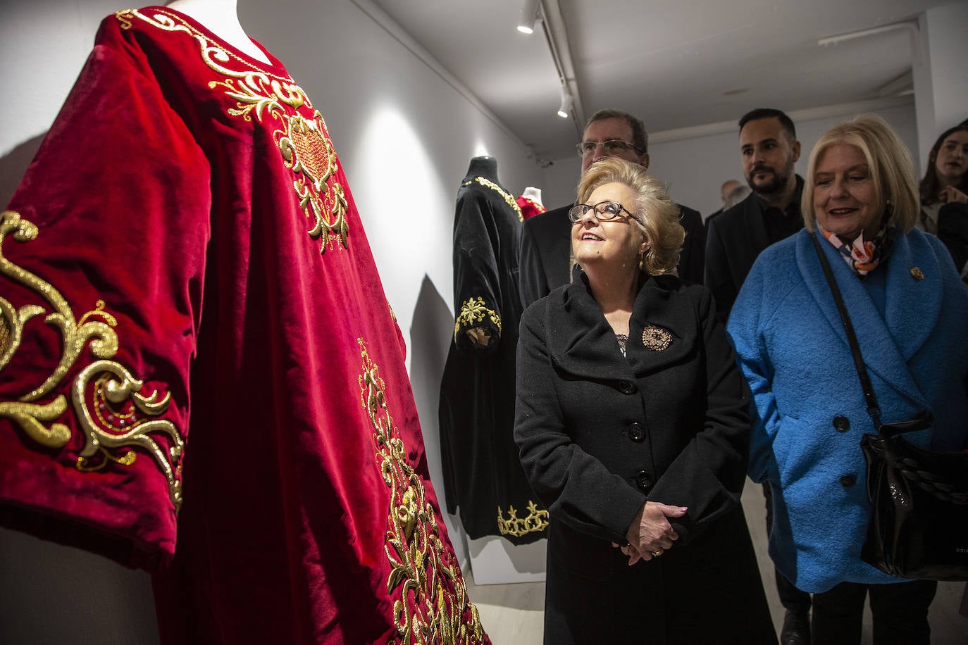 Exposición de bordados de Antoñita Sánchez en Cartagena