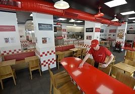 Local de Five Guys en Murcia.