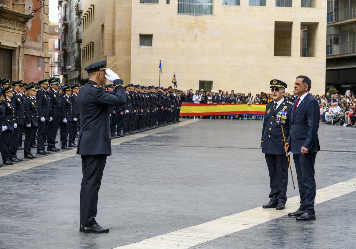 Acto del día de San Patricio de la Policía Local de Murcia 2023