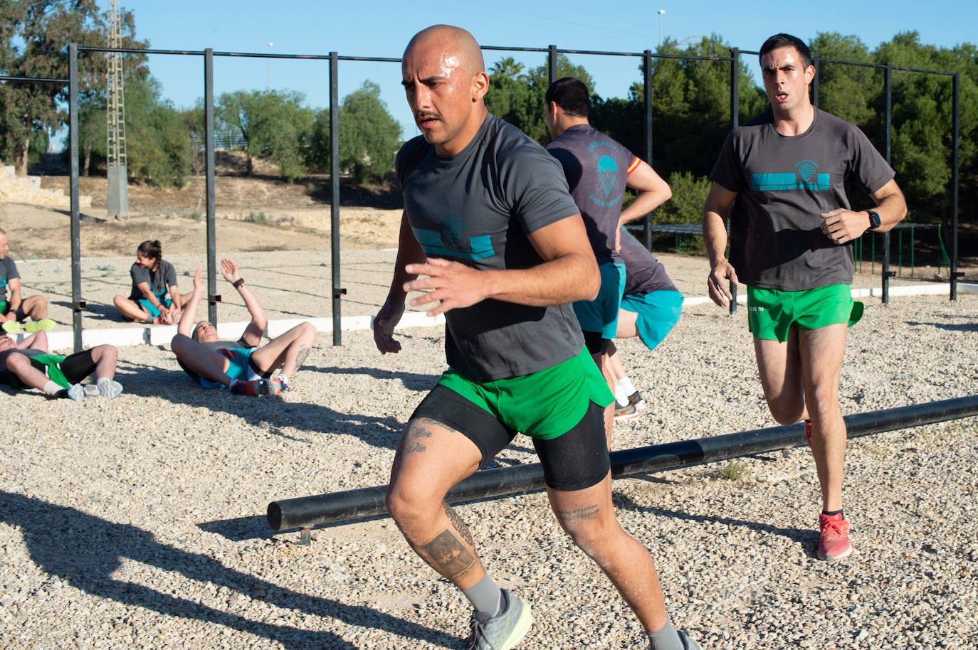Un día en el entrenamiento militar para ir de misión al Líbano