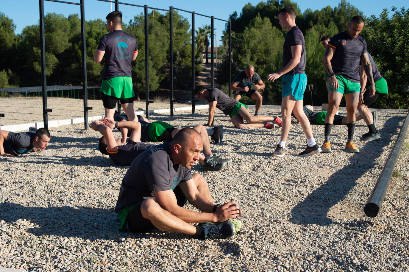 Un día en el entrenamiento militar para ir de misión al Líbano