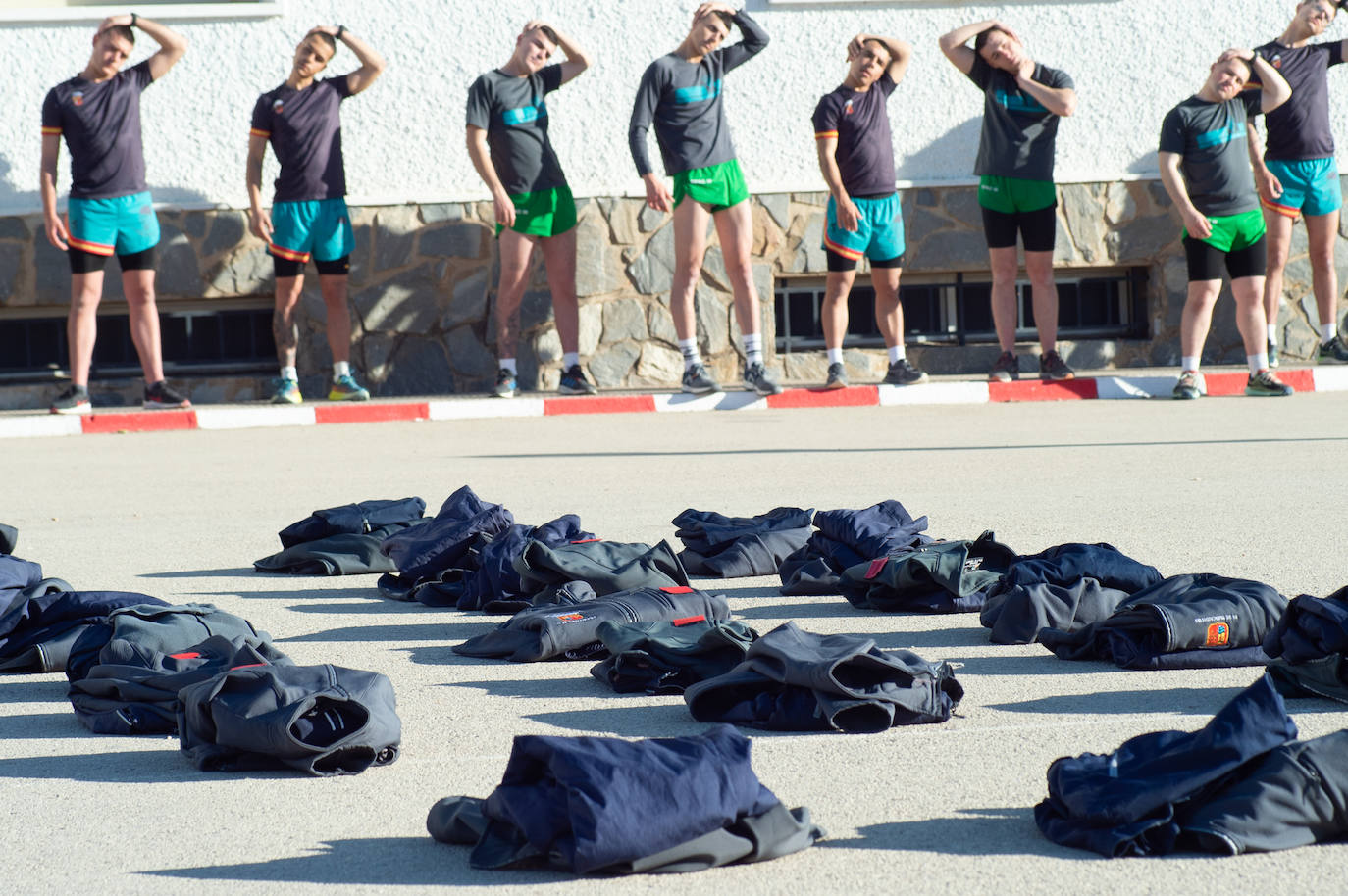 Un día en el entrenamiento militar para ir de misión al Líbano