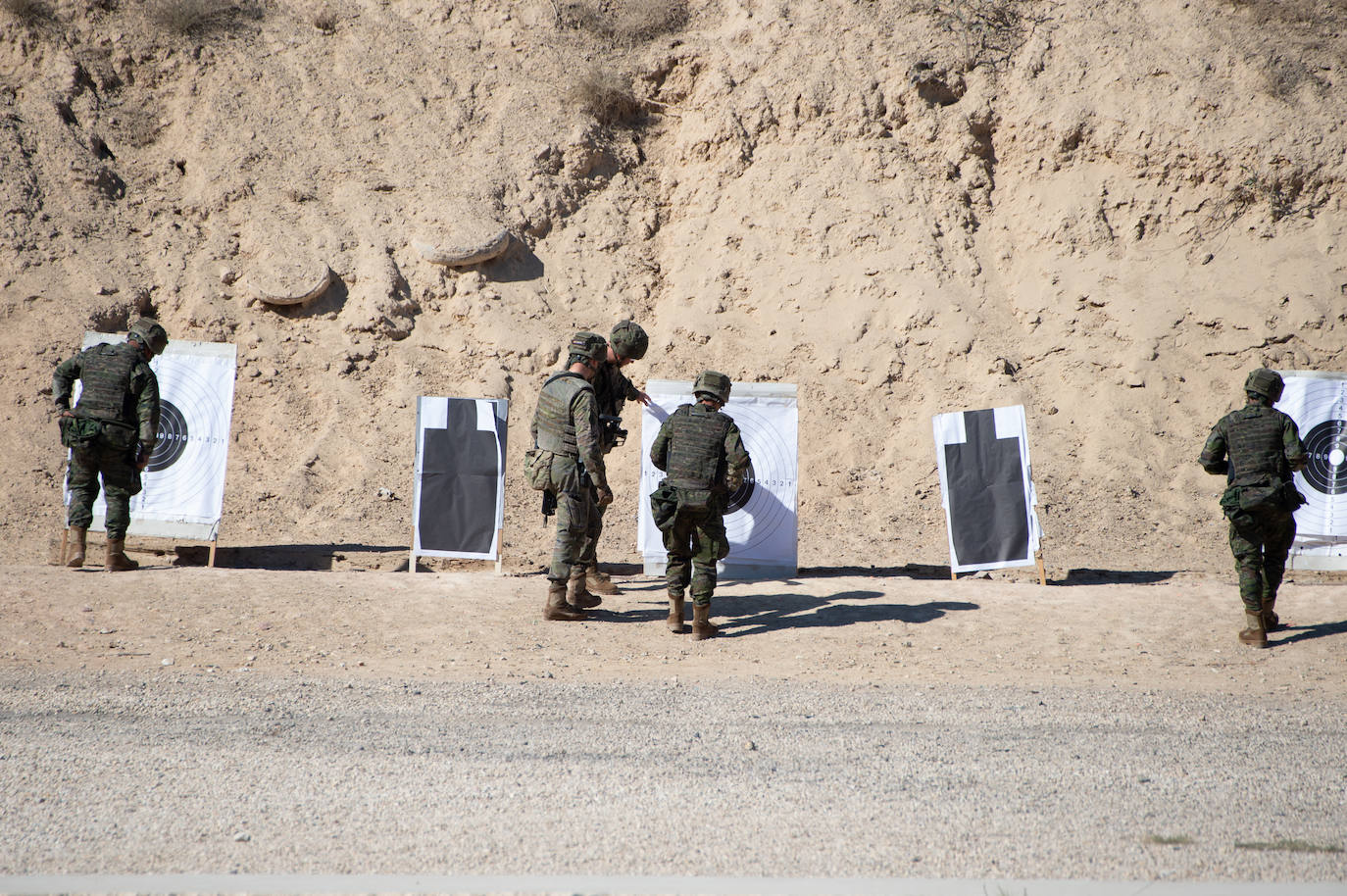 Un día en el entrenamiento militar para ir de misión al Líbano