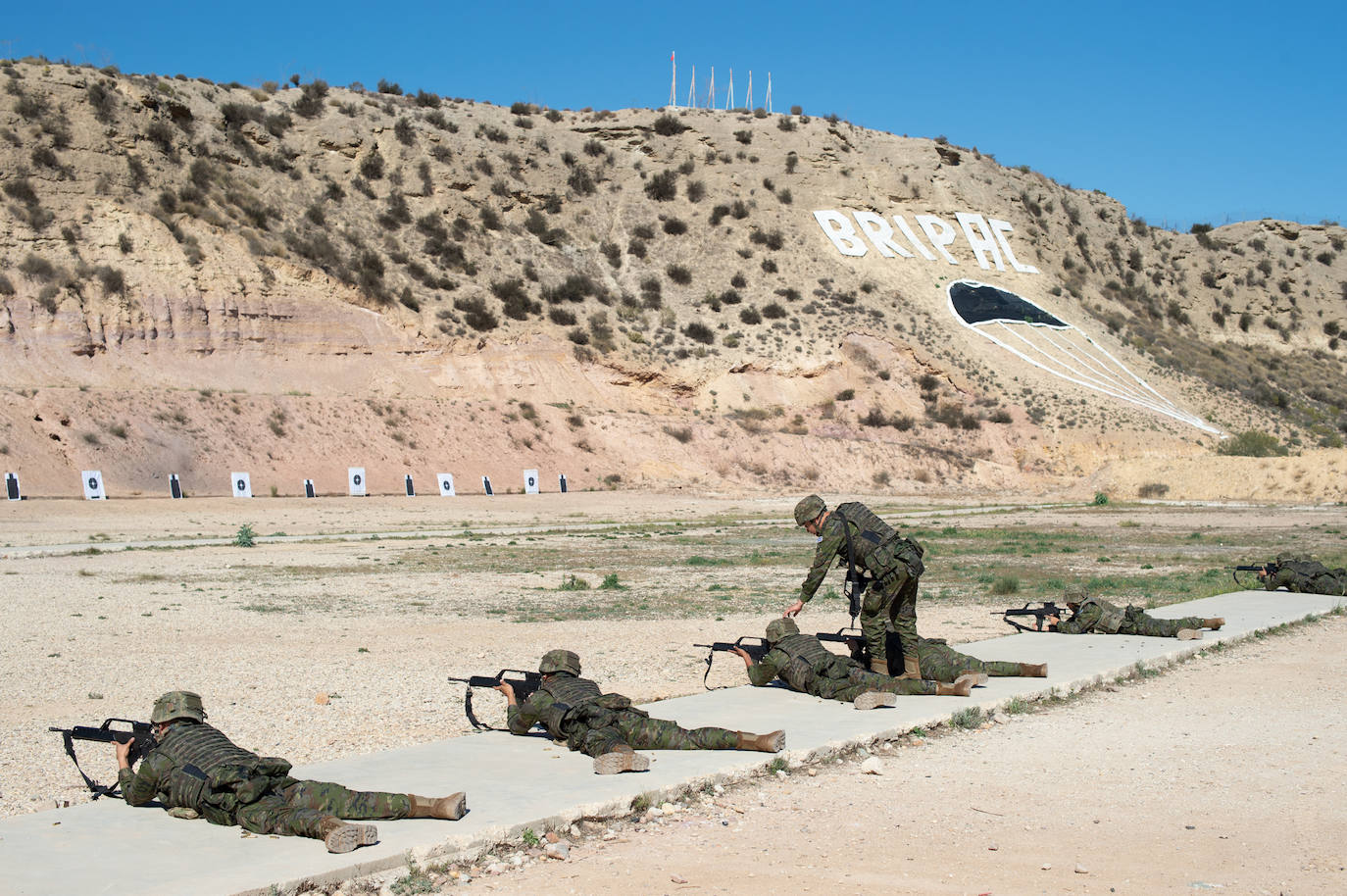 Un día en el entrenamiento militar para ir de misión al Líbano
