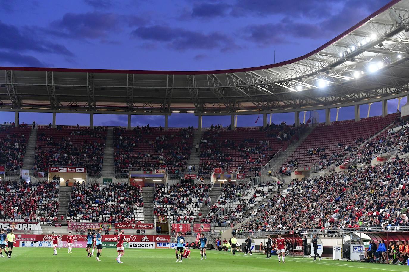 El empate del Real Murcia frente a La Nucía, en imágenes