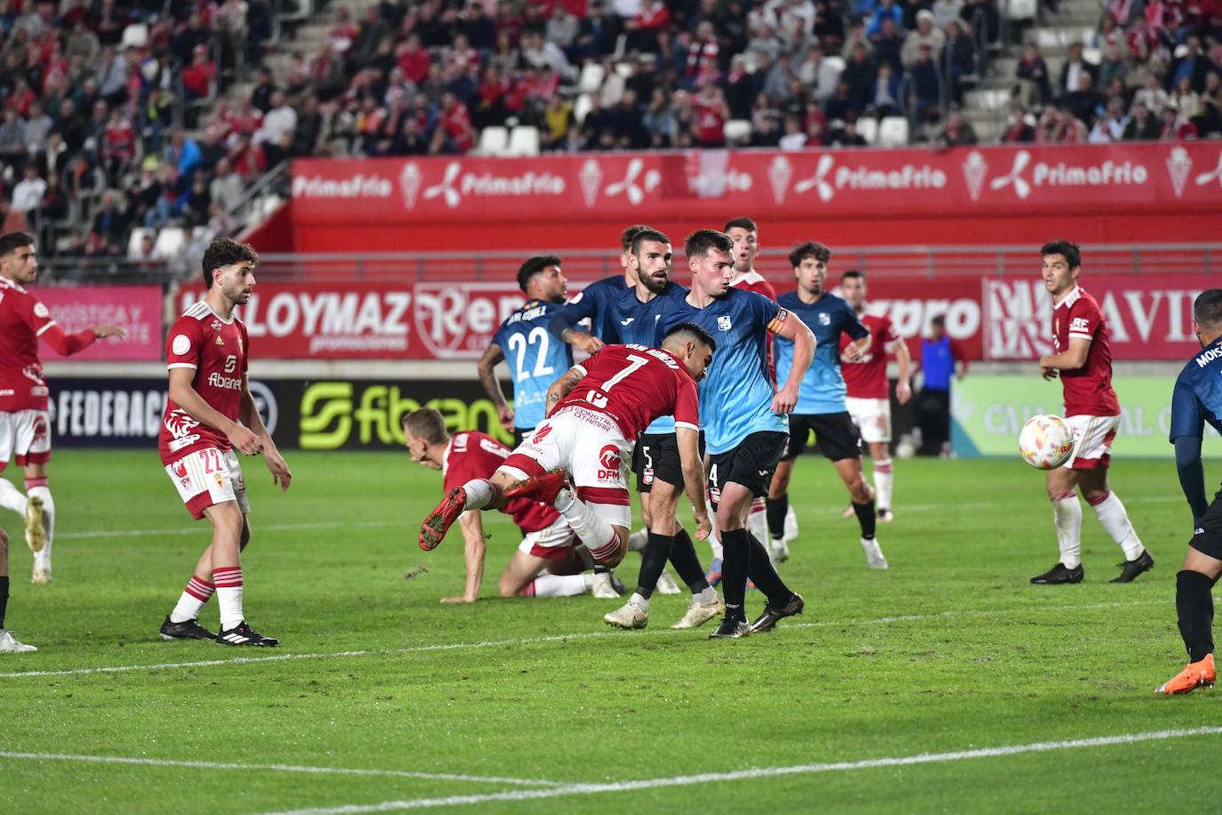 El empate del Real Murcia frente a La Nucía, en imágenes