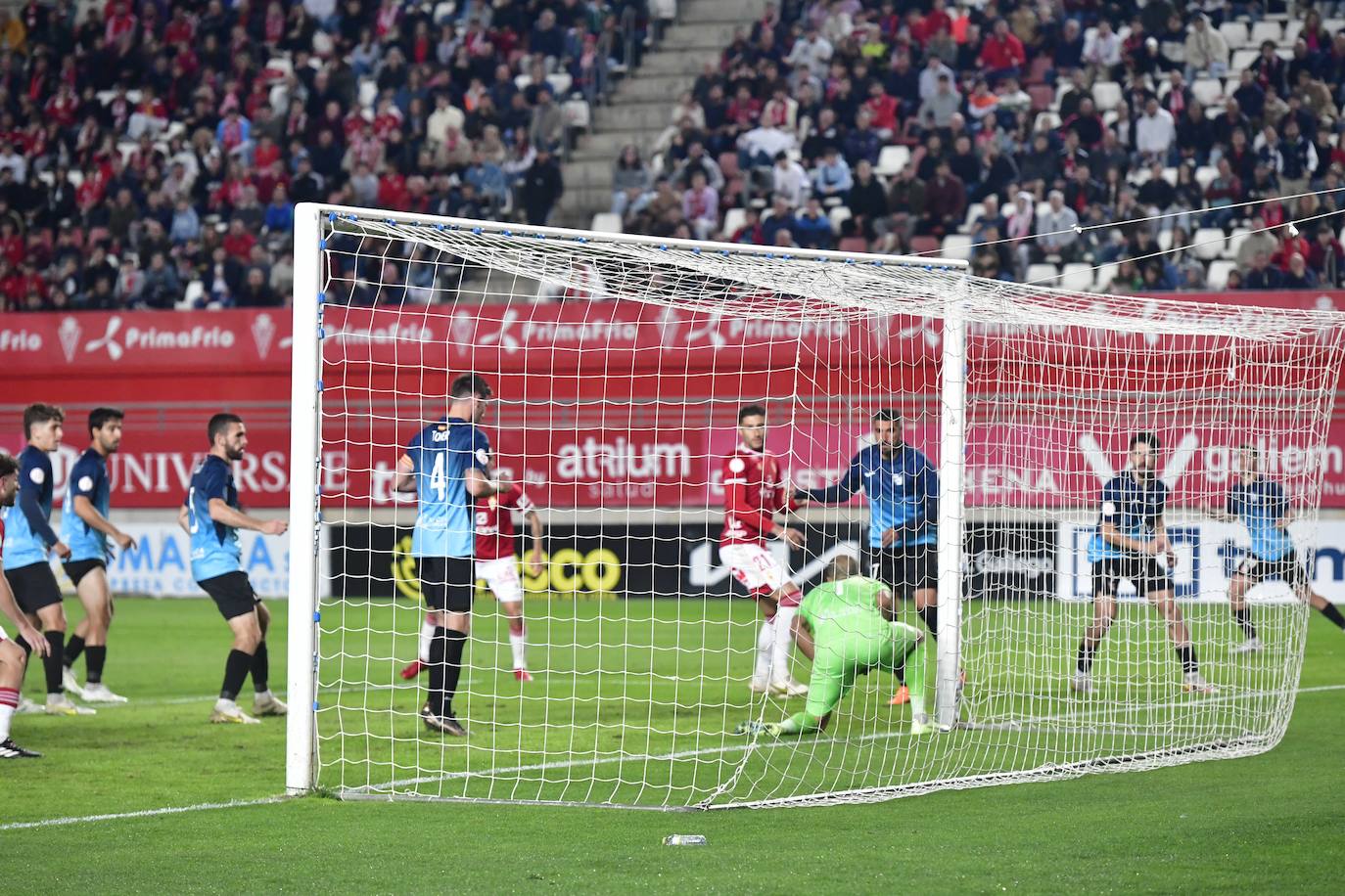 El empate del Real Murcia frente a La Nucía, en imágenes