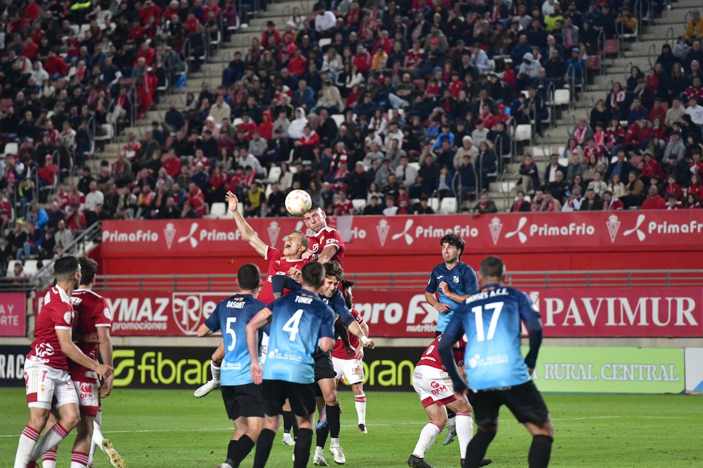 El empate del Real Murcia frente a La Nucía, en imágenes