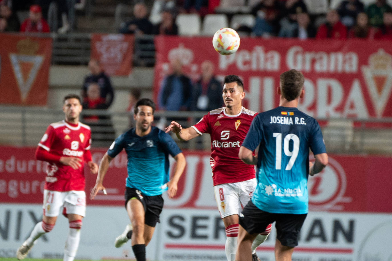 El empate del Real Murcia frente a La Nucía, en imágenes