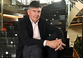 Manuel Pimentel, el pasado viernes, en el hotel Nelva, de Murcia.