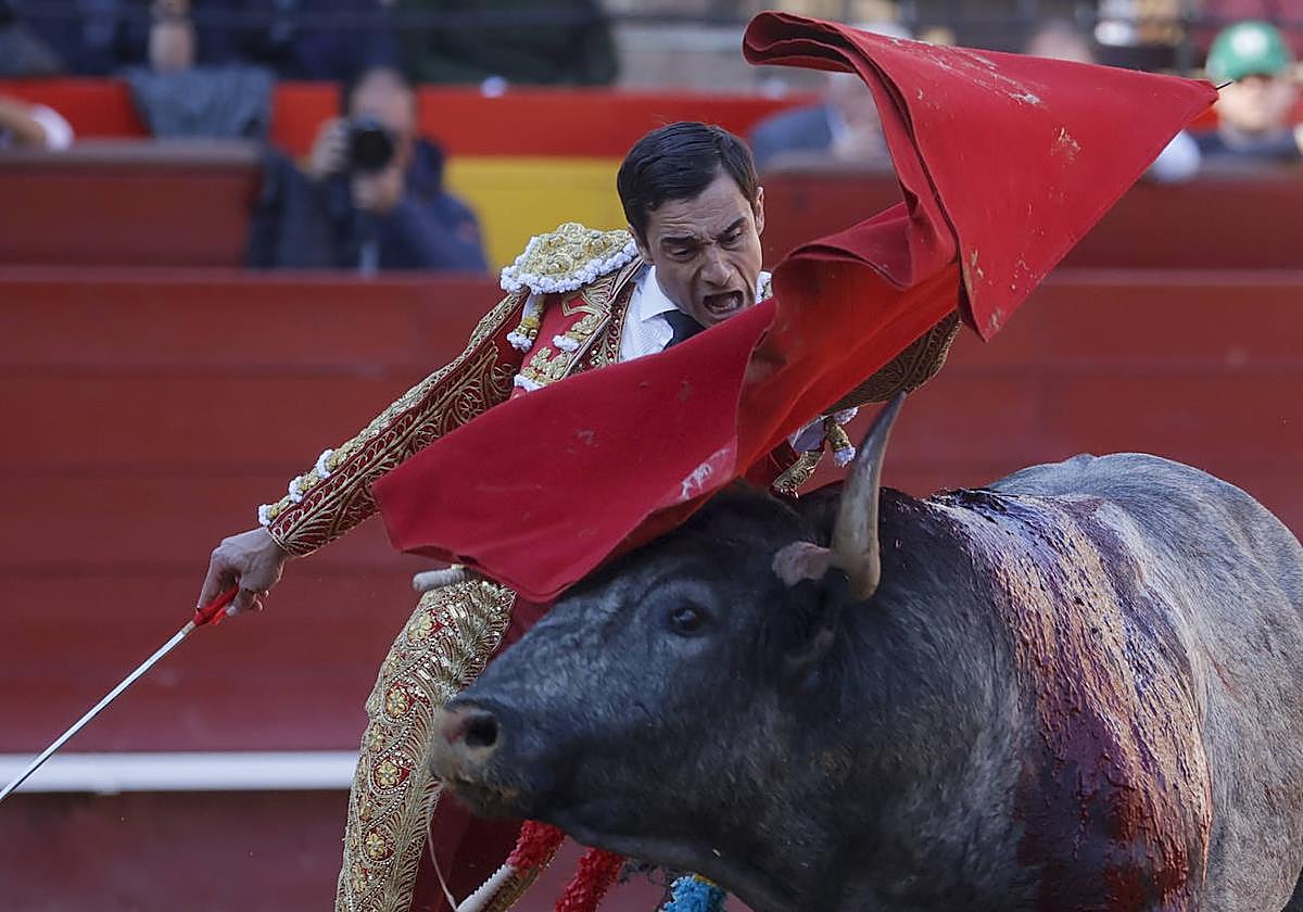 Paco Ureña, este domingo, en Valencia.