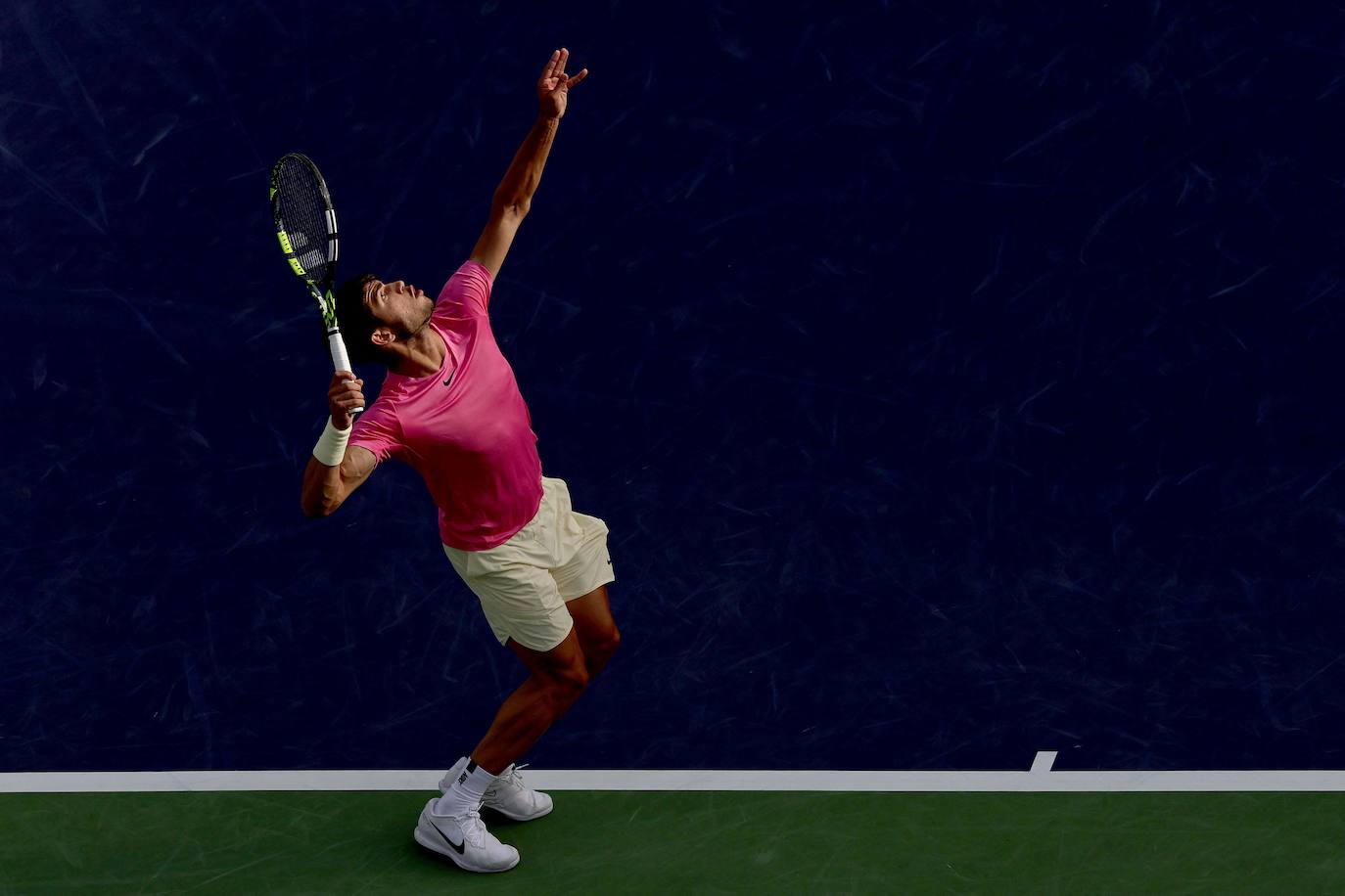 El partido de Carlos Alcaraz contra Jannik Sinner, en imágenes