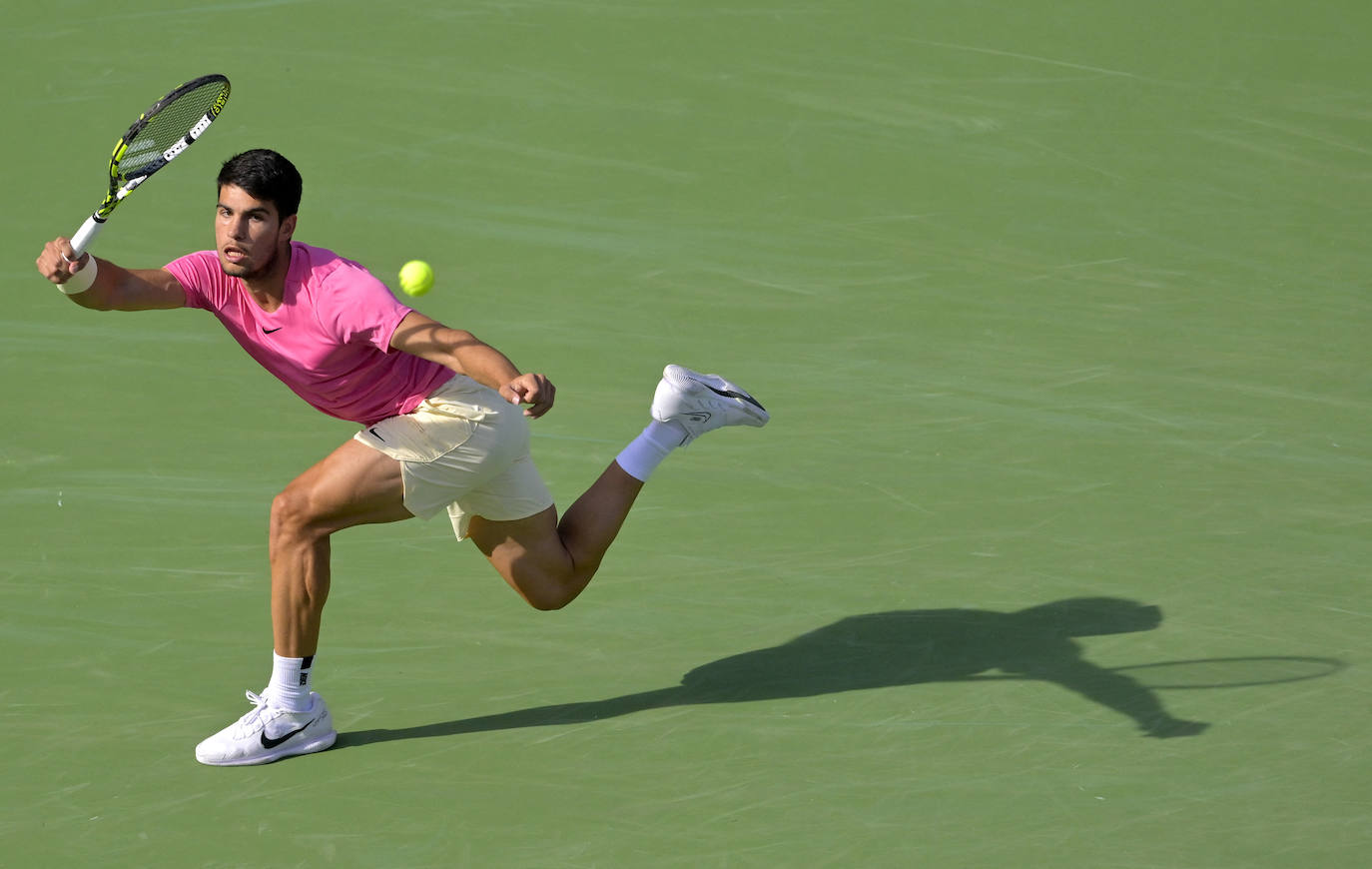 El partido de Carlos Alcaraz contra Jannik Sinner, en imágenes