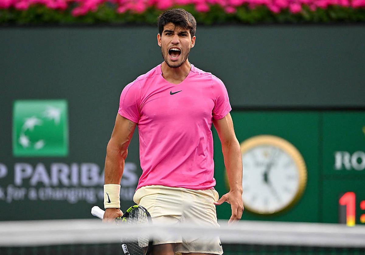 El partido de Carlos Alcaraz contra Jannik Sinner, en imágenes