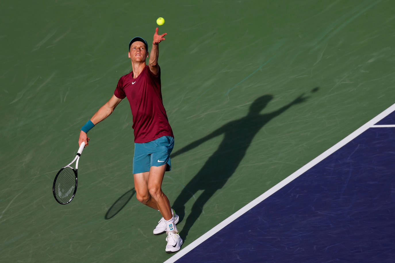 El partido de Carlos Alcaraz contra Jannik Sinner, en imágenes