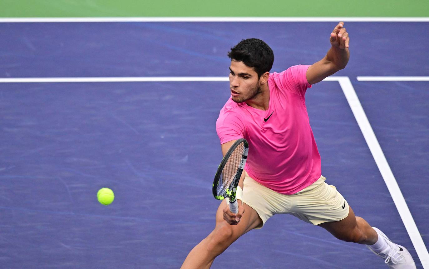 El partido de Carlos Alcaraz contra Jannik Sinner, en imágenes