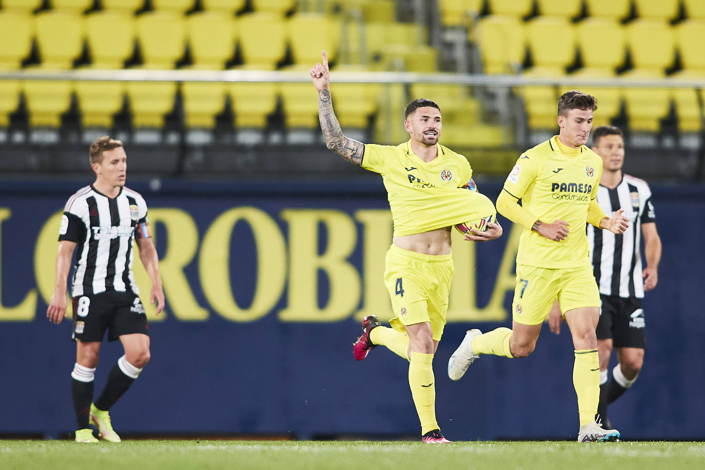 La derrota del Cartagena frente al Villarreal B, en imágenes