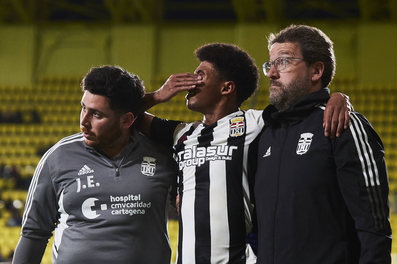 La derrota del Cartagena frente al Villarreal B, en imágenes