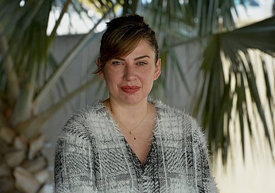 Yaiza Rubio Viñuela, en la Facultad de Informática de la UMU, este miércoles.