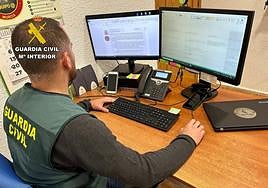 Un agente de la Guardia Civil.